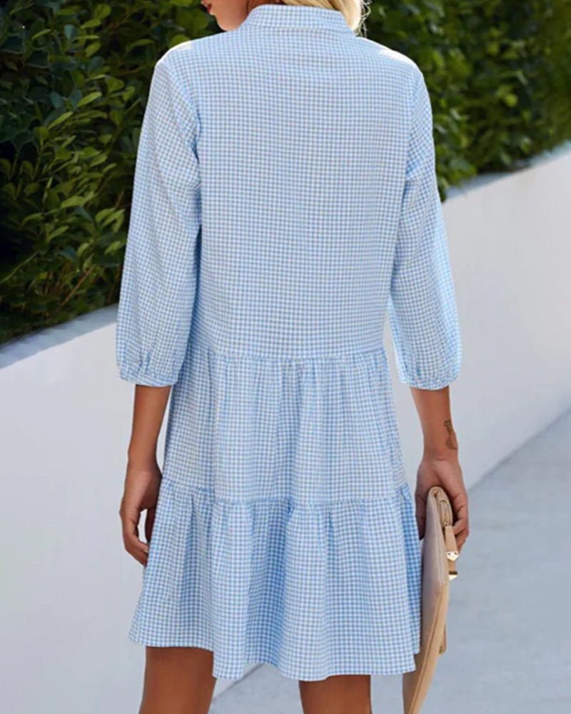 Daisy | Plaid perfection for sun-kissed adventures